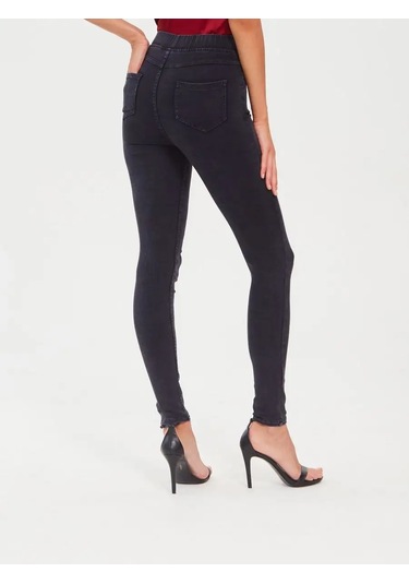 Miloyd Lastikli Mavi Dar Kesim İspanyol Pantolon Jelenas 35586798 Mavi