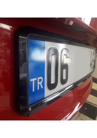 Piyano Black Plaka Kabı 2Adet Yeni Nesil Plakalık Kabı 298798043