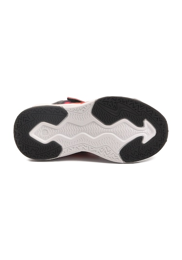 Marcokids Siyah Kırmızı Cırtlı Hafif Esnek Erkek Çocuk Spor Ayakkabı 161-t5411102 F Siyah-kırmızı