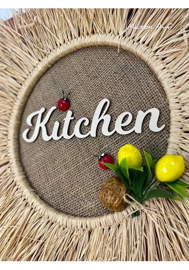 Mutfak Dekor Limon Ceviz Uğur Böceği Kapı Duvar Süsü M096