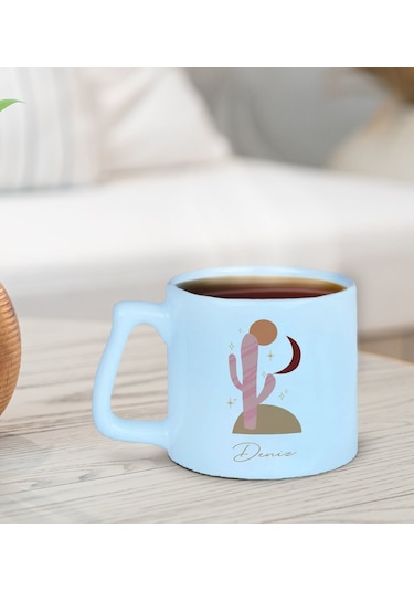 Bk Gift Kişiye Özel İsimli Pastel Mavi Middle Kupa Bardak-12, Arkadaşa Hediye, Ev Hediyesi, Doğum Günü Hediyesi, Ofis Hediyesi Kobitmeyencom30021 Bk G