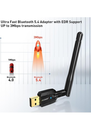 Sones Edup Usb Bluetooth Adaptörü 5.4 Verici Ses Alıcı Modülü