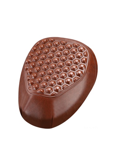 Yaozixa Elektrikli Bisiklet Koltuk Kılıfı - Su Geçirmez, Konforlu, Kaymazlı, Havalandırmalı Pu-silikon Materyal, Isı Ve Yağmur Korumalı Kahverengi Kahverengi