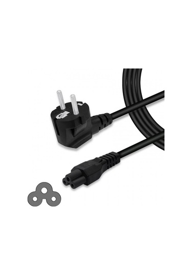 3x0.75 Yonca Power Kablo Notebook Adaptör Güç Kablosu 3m
