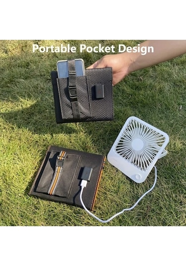 Trendooze 30w Gaojunshop01 Portatif Katlanır Solar Panel Usb Şarj Aleti Kamp Seyahat Acil Durum Koyu Renk