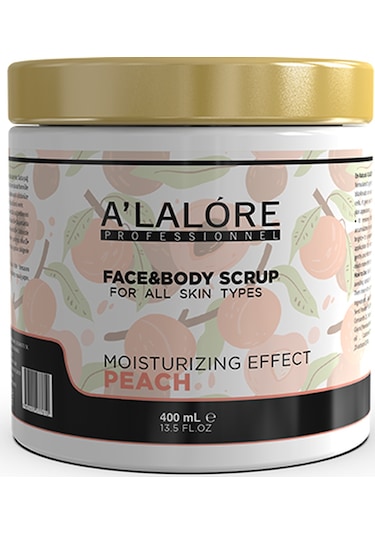 Şeftali Özlü Yüz Ve Vücut Maskesi Scrub - 400 Ml