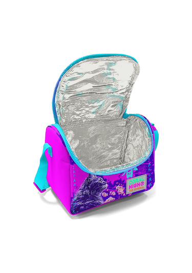 Coral High Kids Mor Pembe Anime Kedi Desenli Thermo Beslenme Çantası 11753