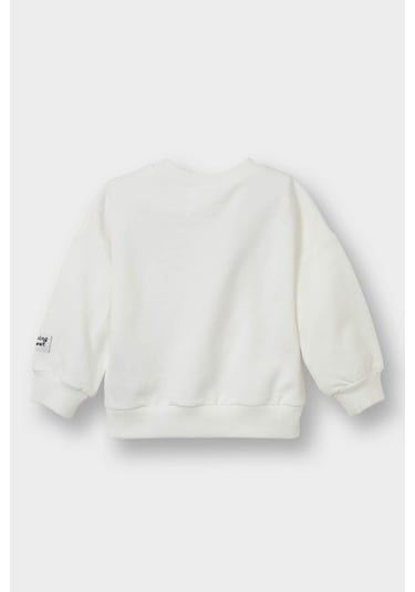 Defacto Erkek Bebek 2li Takım Basic Düz Sweatshirt Fitilli Kadife Salopet G0084a525wnnv241 Lacivert