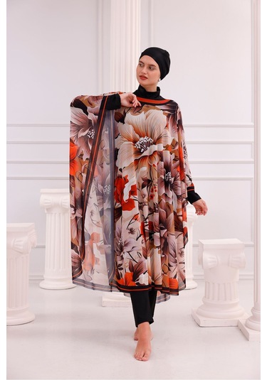 Tarzını Seç Kimono Pareo - Tesettür Pareo - Belek Model 240x135 Cm Çok Renkli