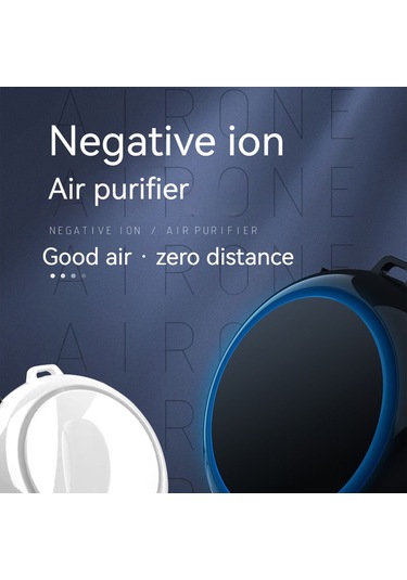 Xindoker Kol Takımı Negatif İyon Hava Temizleyici, 3000w/cm³ Yoğunluk, Çift Emisyon Başlığı, Formaldehit Temizleme, Sessiz Çalışma, Yüksek-düşük Seviye Ayarı, Usb Şarjlı, Beyaz