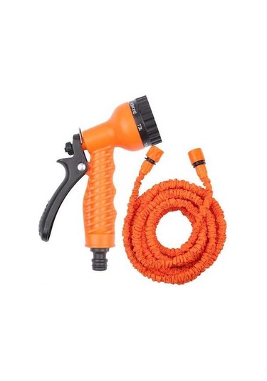 Besthome1 Genişleyici Bahçe Hortumu - 7 Fonksiyonlu Püskürtme Başlığı, 125ft/38m Yüksek Basınçlı Esnek Hortum