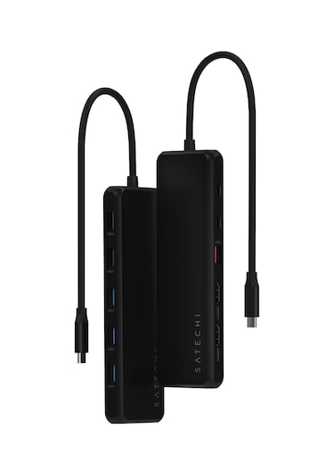 Satechi 13 İn 1 Usb-c Üçlü Ekran Multiport Adaptör Siyah St-p3d13k