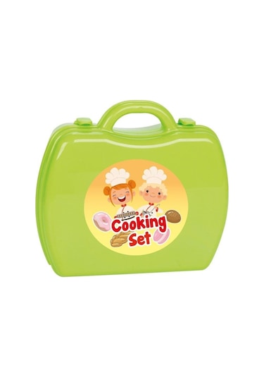 Pilsan Aksesuarlı Çantalı Mutfak Seti 39 Parça Yeşil 03 565