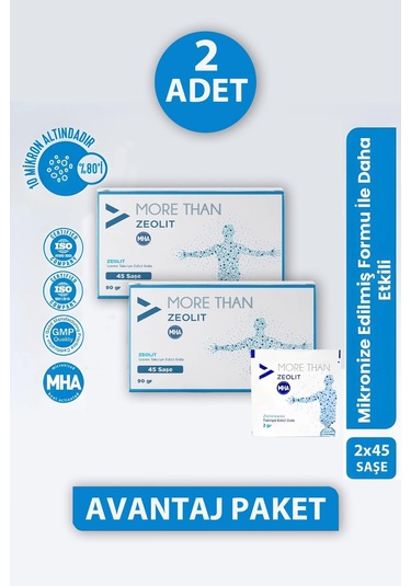 More Than Zeolit 45 Saşe 2 Adet