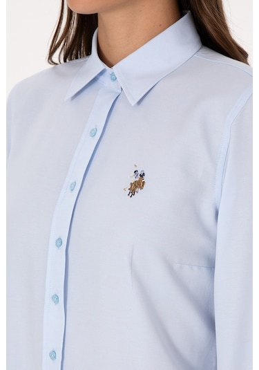 U.s. Polo Assn. Kadın Açık Mavi Gömlek Basic 50308043-vr003 Acık Mavı U.s. Polo Assn. Kadın Açık Mavi Gömlek Basic 50308043-vr003 Acık Mavı