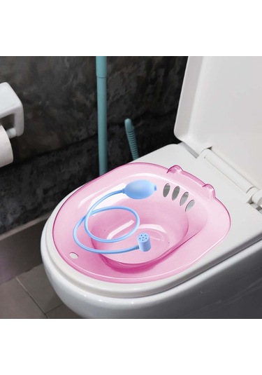 Suntek Klozet Lavabo Kadın Oturur Banyo Derin Kırmızı-bir