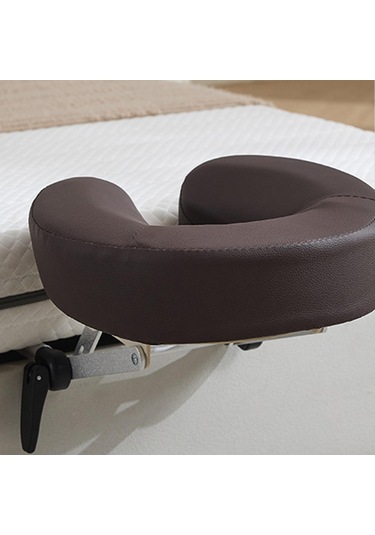 Suntek U Şeklinde Yastıklı Pu Deri Hafif Minderli Masaj Kahve