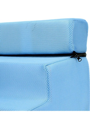 Homyl Kedi Rampa Merdiveni Evcil Hayvan Tırmanma Mavi-35cmx30cmx30cm