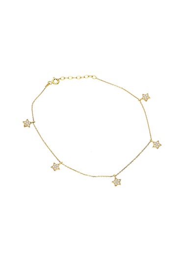 Glorria Altın Yıldız Halhal