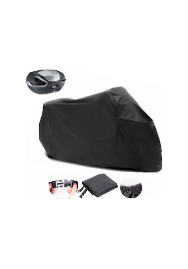 Yamaha 2025 Xmax 250 Tech Maxarka Çanta Uyumlu Motorsiklet Brandası, Motor Örtüsü-siyah Mba90002