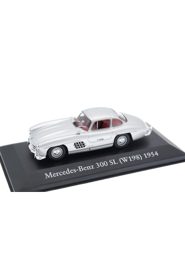 1:43 Atlas 1954 Mercedes Benz 300 Sl Gullwing W198 - Silver