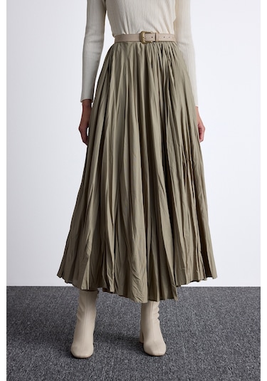 Pılıse Maxı Etek Çağla Çağla