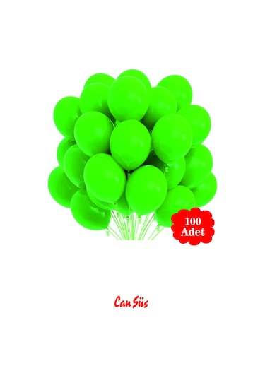 Pastel Balon 12 İnç 100'lü YEŞİL
