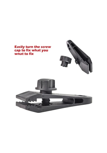 Skycity 10'lu Çadır Ve Tente Sabitleyici Klempler, Dayanıklı Nilon, Güçlü Rüzgar Direnci, Kolay Kurulum, Çeşitli Kullanim Alanlari Çok Renkli