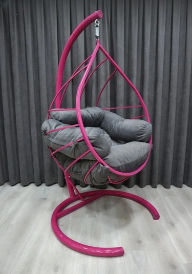 Damla Salıncak - Armut Salıncak Pembe Gri