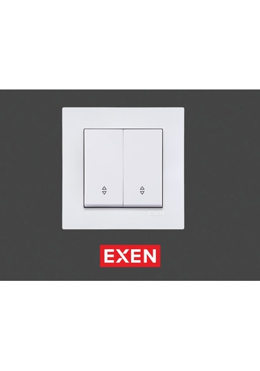 Exen Karell Beyaz Komütatör Veavien Çerçeveli