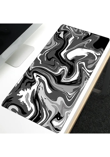 Ebitda Büyük Soyut Mouse Pad, 300x700x2mm, Su Geçirmez, Oyuncu Ofis Mat, Mükemmel Tasarım Soyut Akışkan 1