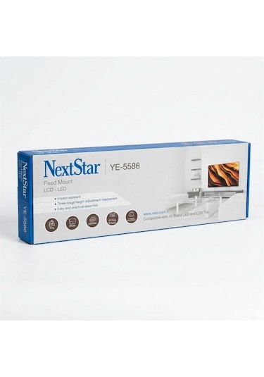 Nextstar Ye-5586 45-86'' Sabit Lcd Led Tv Askı Aparatı - Su Terazili