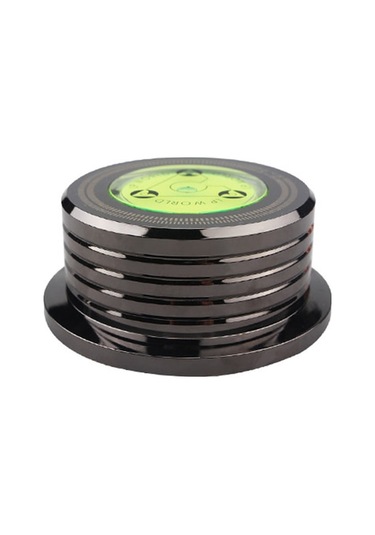 Novahub Vinil Plak Sabitleyici - Balonlu Titreşim Önleyici Ve Hız Göstergeli 50hz Dengeleyici