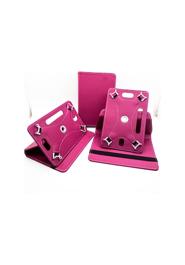 General Mobile E-tab 20 10.1 Inch Uyumlu Deri Tablet Kılıf Sıtand