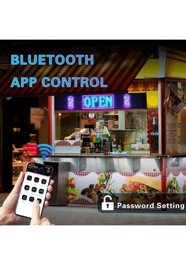 Artfulabode Rgb Panel Mobil Matrix Led Kumandalı Hareketli Ekran Dijital Dv