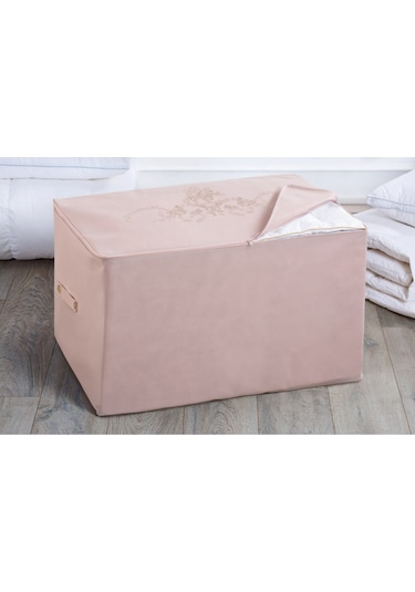 Madame Coco Çiçek Desen Baskılı Hurç Bhu-0474x46x46cm-pudra Pudra