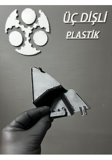 W124 İç Üçgen Dikis Ayna Kapakları Set 3d Baskı Siyah 1 Set