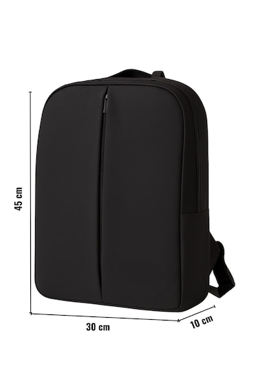 Laptop Çantası 15.6 Inç Siyah Notebook Sırt Çantası