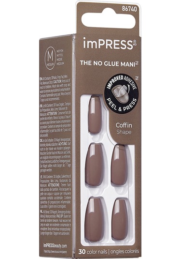 İmpress Color Kendinden Yapışkanlı Takma Tırnak Uzun Vizon