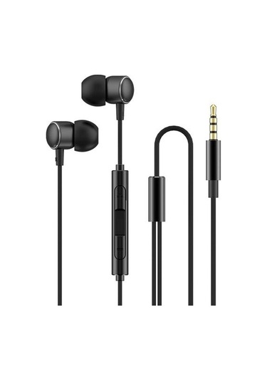 Bilgisayarlar Dizüstü Bilgisayarlar Telefonlar İçin Gürültü Önleyici Mikrofonlu Kulak İçi 3.5 MM Kulaklık