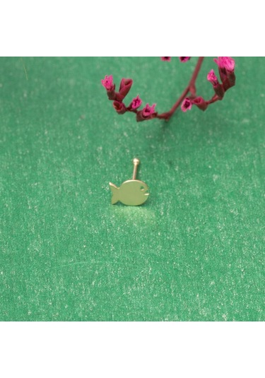 Bilezikci Balık 14 Ayar Altın Hızma Hz7037 Sarı