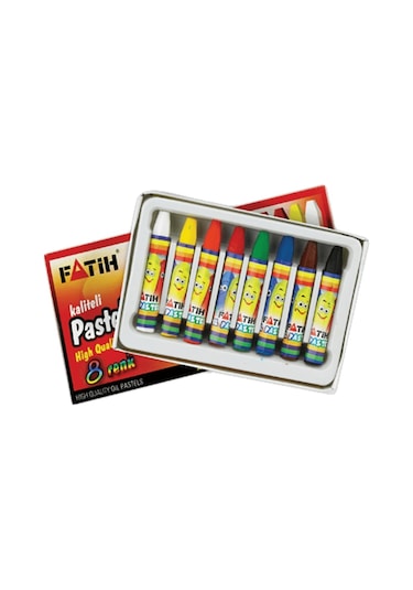 Fatih Pastel Boya 8 Renk Büyük Boy