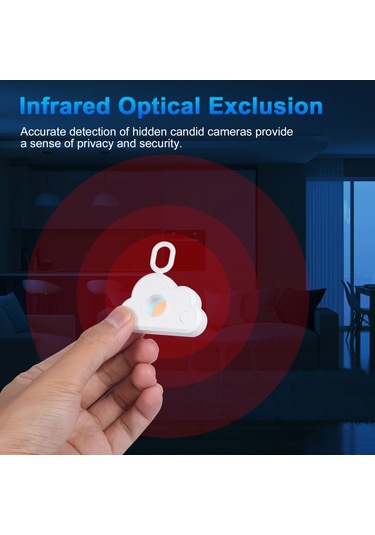 Geeroyoo Gizli Kamera Dedektörü Kızılötesi Tarayıcı - Ev, Ofis, Seyahat, Otel, Banyo Casusluk Önleyici