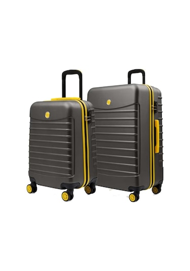 2'li Valiz Seti Orta Boy - Kabin Boy Antrasit 1168 Antrasit
