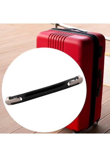 Homyl Bavul Sapı Tutacağı Sağlam Taşıma Kutu Seyahat Çantası Için Siyah Çok Renkli