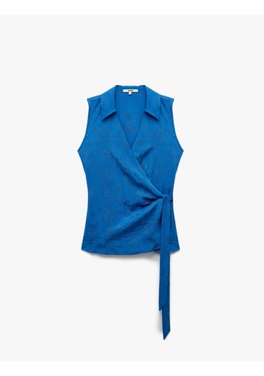 Koton Viskon Kumaş Bağlama Detaylı Kolsuz Kruvaze Çiçekli Gömlek Saks Mavisi 5sak60488uw Saks Mavi Koton Viskon Kumaş Bağlama Detaylı Kolsuz Kruvaze Çiçekli Gömlek Saks Mavisi 5sak60488uw Saks Mavi