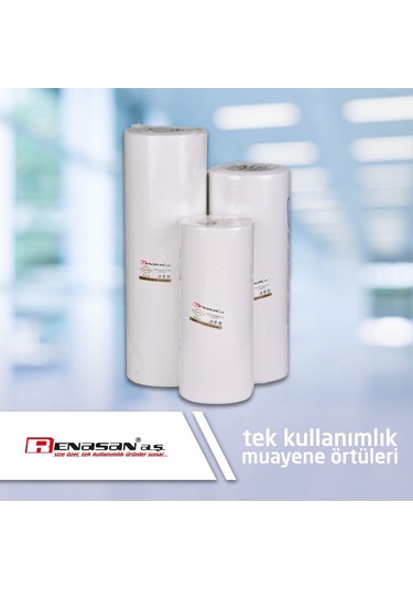 Muayene Masa Örtüsü 60 CM Laminasyonlu 100 Metre 6 rulo