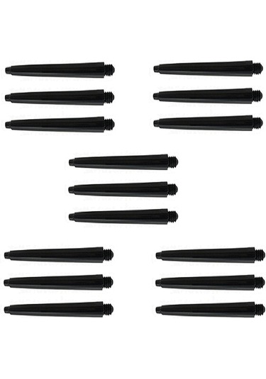 5 SET (15 Adet) 35mm DARTSAN NYLON DART ŞAFT-SHAFT. Siyah