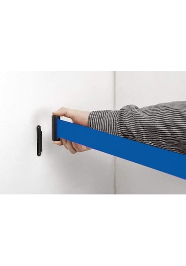 Kayalar Trafik 3 M Mavi Duvar Tipi Şerit Bariyer Duvara Monte Şerit Bariyer