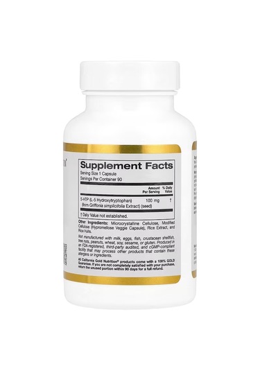 California Gold Nutrition 5-htp Healthy Mood Sleep & Appetite 100